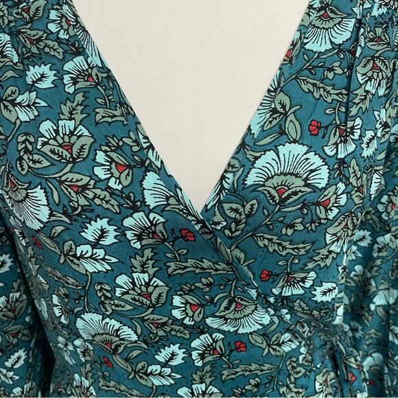 NWT - Band of the Free Jewel Floral Wrap Maxi Dress - Picture 4 of 9